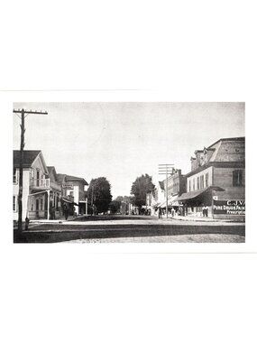 Main Street Andover New York Historical Postcard 1986 Limited Edition Unused B/W